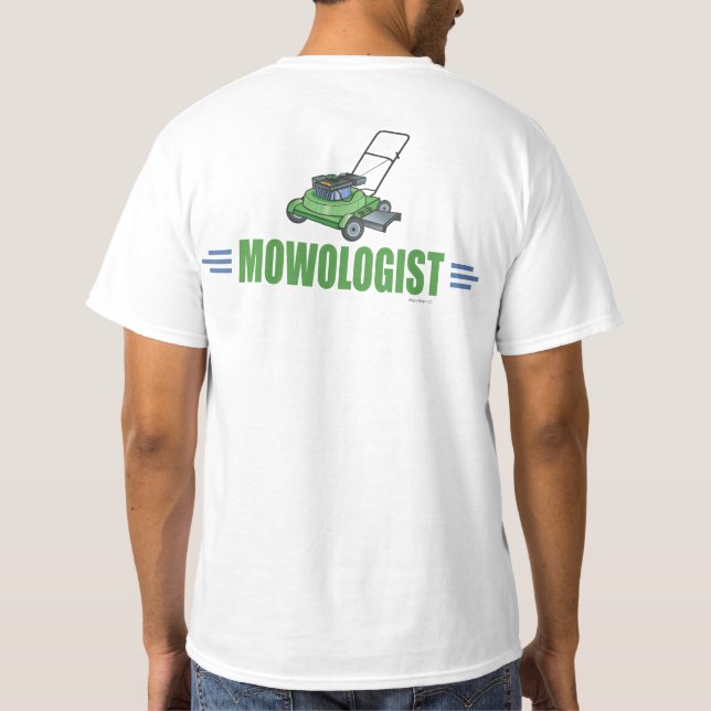 T-shirt Garderie de pelouse enfouissant des pelouses en he (Dos)