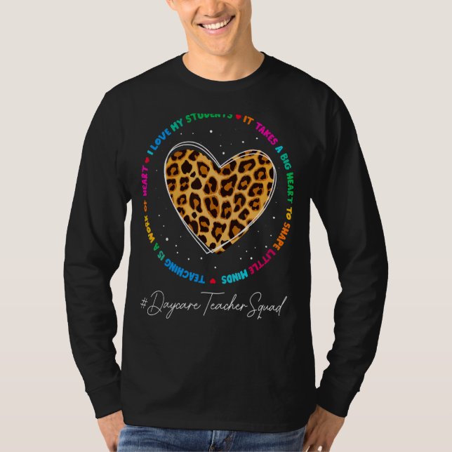 T-shirt Garderie Enseignant Squad Admin Semaine d'apprécia (Devant)