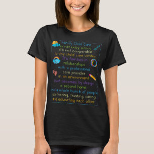 T-shirt Garderies d'enfants Enseignant en garderie d'enfan