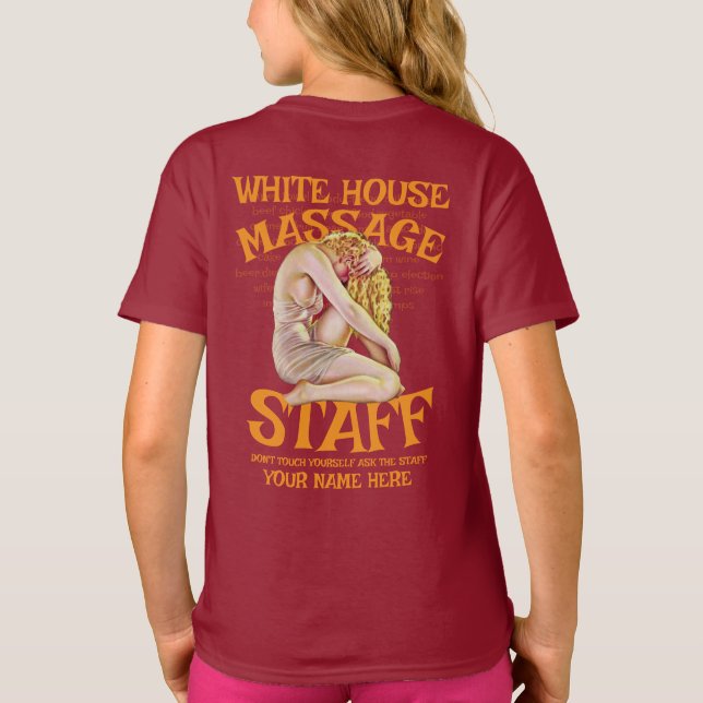 T-shirt Gardes de camp de concentration VD MST Trump s'eng (Dos)