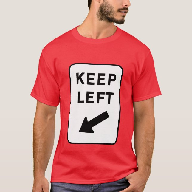 T-shirt Gardez à gauche (l'once) (Devant)