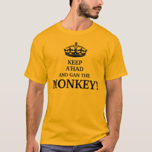 T-shirt Gardez A'had et Gan le singe