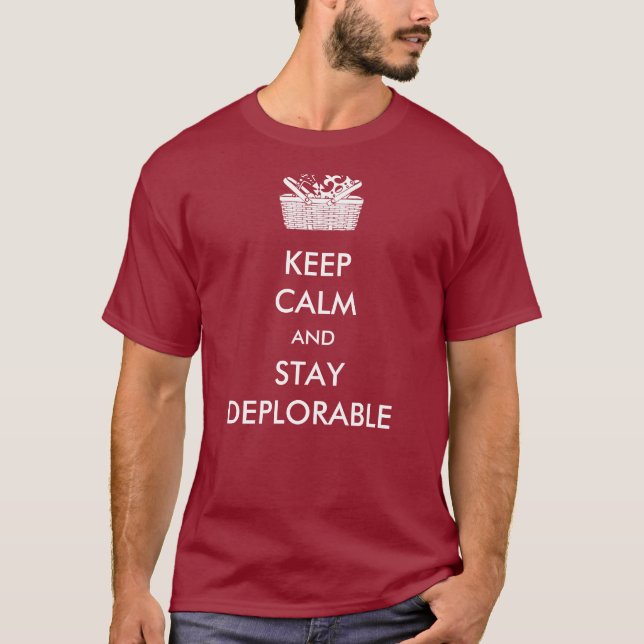 T-shirt Gardez Deplorables calme (Devant)