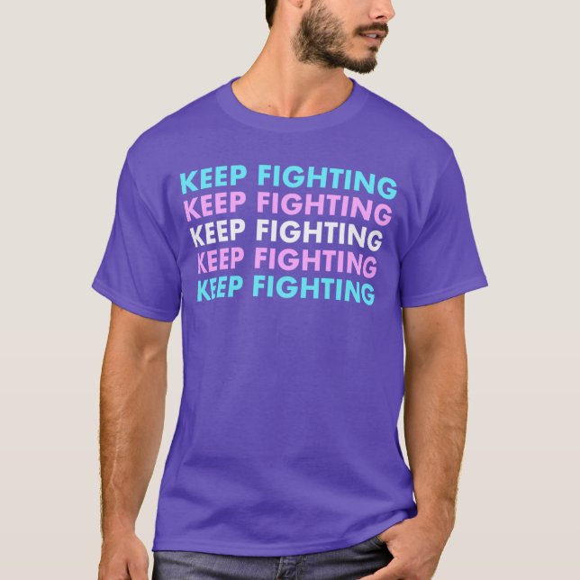 T-shirt Gardez Fightingrans Pride vintage (Devant)