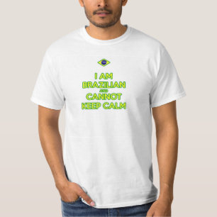 T-shirt gardez la chemise brésilienne calme