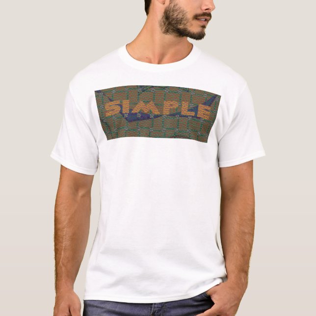 T-shirt Gardez la simplicité : le design Motif de la Clart (Devant)
