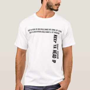 T-shirt gardez la tête haute, ooh, enfant, les choses vont