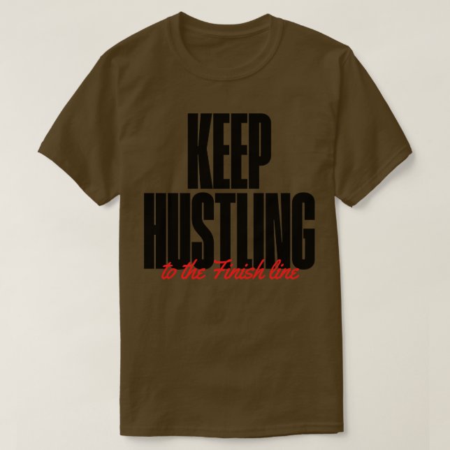 T-shirt Gardez l'agitation intense (Design devant)