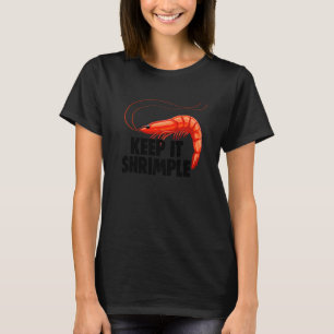T-shirt Gardez-Le Brillant Femmes Prawn Foodie Amour