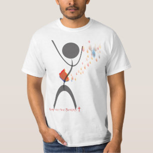 T-shirt Gardez le Burning du feu (les hommes)