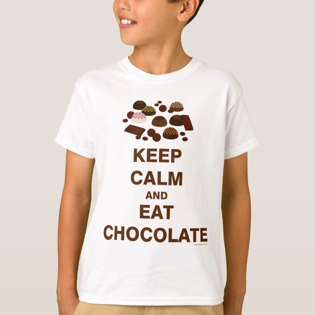 T-shirt Gardez le calme et (Devant)