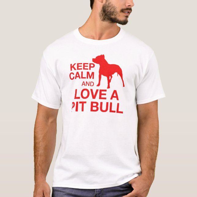 T-shirt Gardez le calme et aimez un puits horizontal - (Devant)