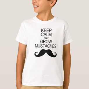 T-shirt Gardez Le Calme Et Augmentez Les Moustaches