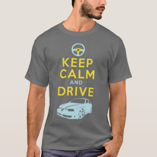 T-shirt Gardez le calme et conduisez -156 - /version4