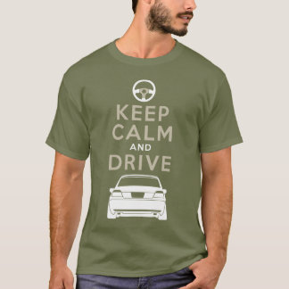T-shirt Gardez le calme et conduisez - E38- /version2