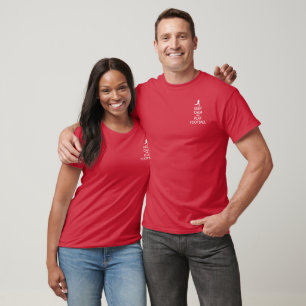T-shirt Gardez le calme et jouer Veste de football - chois