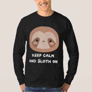 T-shirt Gardez Le Calme Et La Fente Sur Awesome Pour Une F