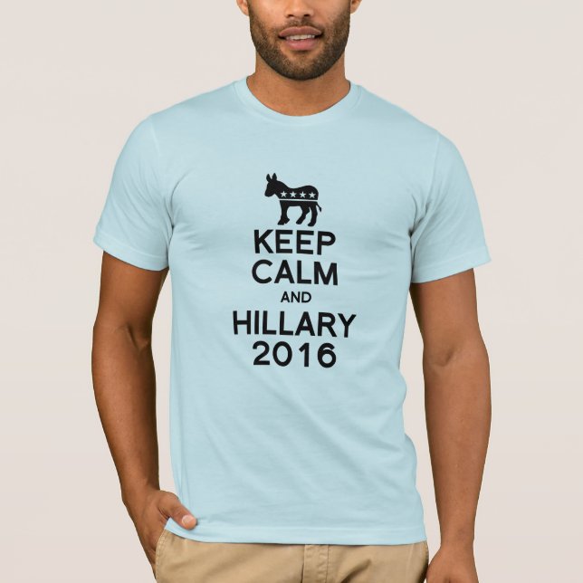 T-SHIRT GARDEZ LE CALME ET LA HILLARY 2016 - .PNG (Devant)