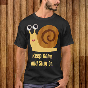 T-shirt Gardez le calme et la luge allumées