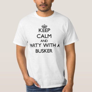 T-shirt Gardez le calme et la partie avec un musicien de