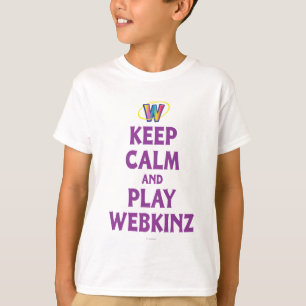 T-shirt Gardez le calme et le jeu Webkinz