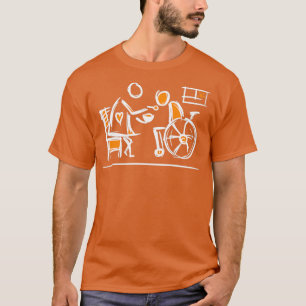 T-shirt Gardez le calme et nourrissez les adjoints des soi