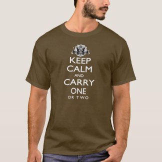 T-shirt Gardez le calme et portez un