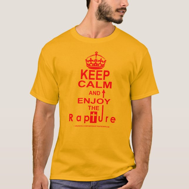 T-shirt Gardez le calme - pour apprécier l'enchantement (Devant)