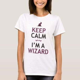 T-shirt Gardez le calme que je suis un magicien