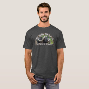 T-shirt Gardez le calme Safari Africain Grass Buffalo