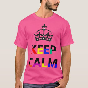 T-shirt Gardez le calme sans stress Citations positives co