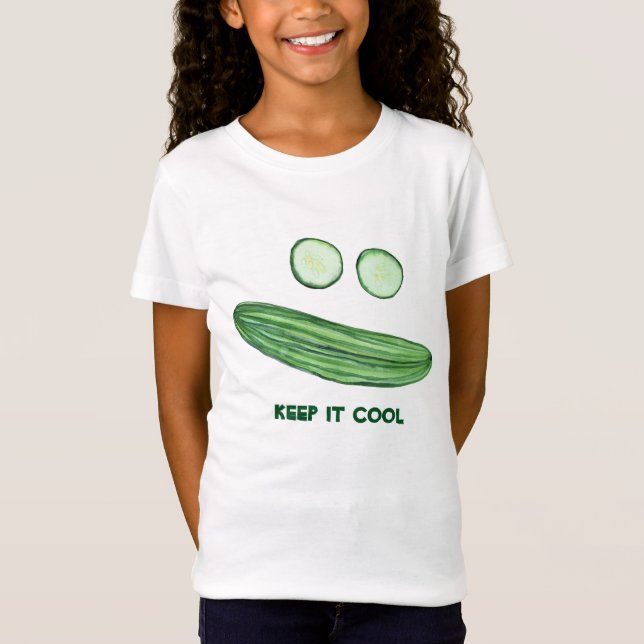 T-Shirt Gardez-le Cool en tant que Concombre Funny Waterco (Devant)