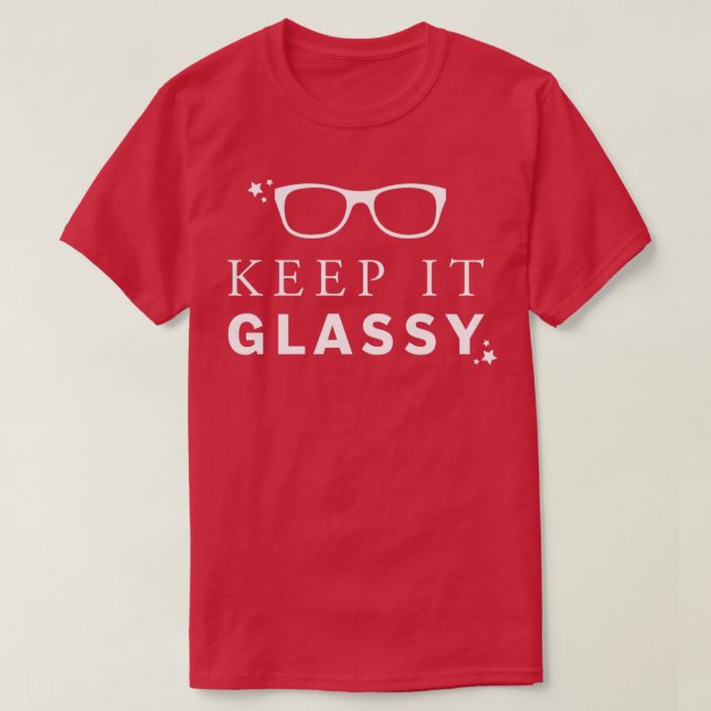 T-shirt Gardez-le en Lunettes de vue Classy (Design devant)