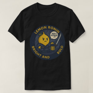 T-shirt Gardez-le Fig-tastique Samouraï Citron