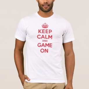 T-shirt Gardez le jeu calme