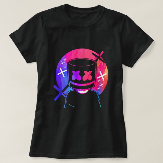 T-shirt Gardez-Le Marshmellos Couleur Costume Pour Garçons (Design devant)
