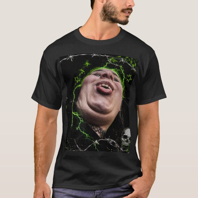 T-shirt Gardez le menton levé (Devant)