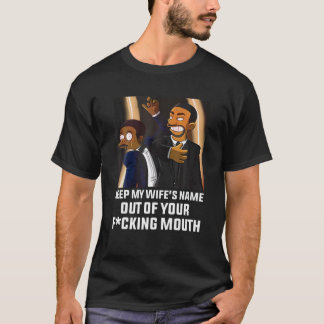 T-shirt Gardez le nom de ma femme hors de votre bouche de 