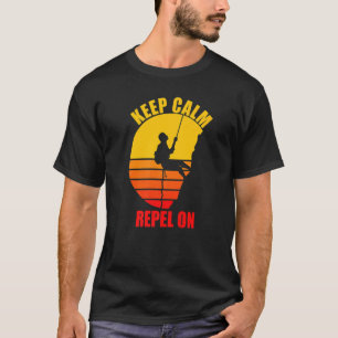 T-shirt Gardez Le Refroidissement Calme Sur Le Coucher De