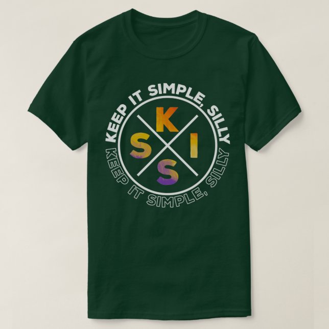 T-shirt Gardez-le simple (Design devant)