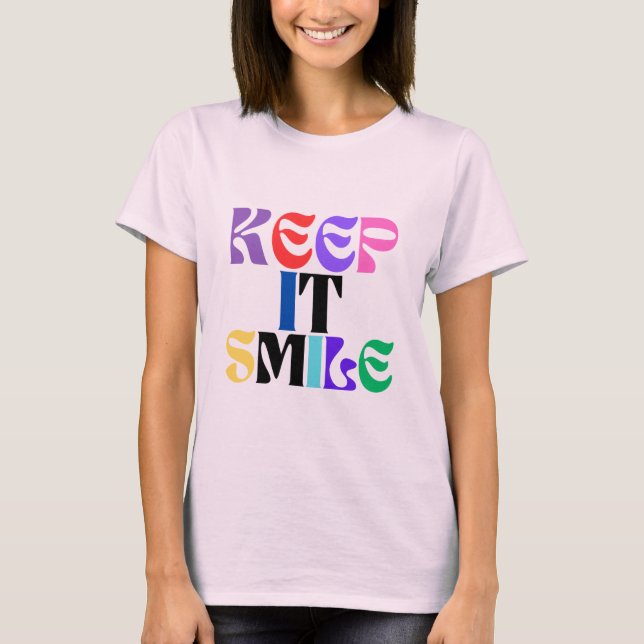 T-shirt Gardez Le Sourire (Devant)