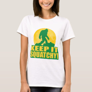 T-shirt GARDEZ-LE SQUATCHY ! ÉCORCE spéciale à l'éditi
