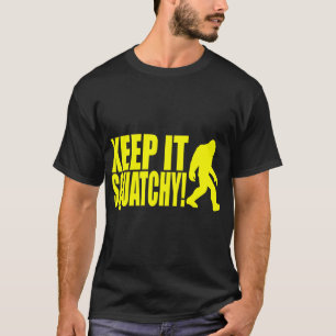 T-SHIRT GARDEZ-LE SQUATCHY ! TROUVANT BIGFOOT - BOBO