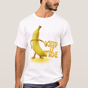 T-shirt Gardez-le Tide – Typographie drôle de banane Minim