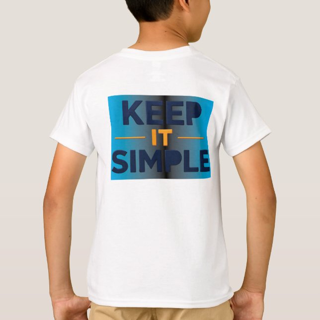 T-shirt Gardez les Choses Simples (Dos)