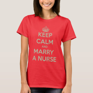 T-shirt Gardez l'infirmière calme