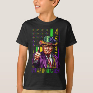 T-shirt Gardez Mardi Gras Grand Drôle Trump Mardi Gras 45 