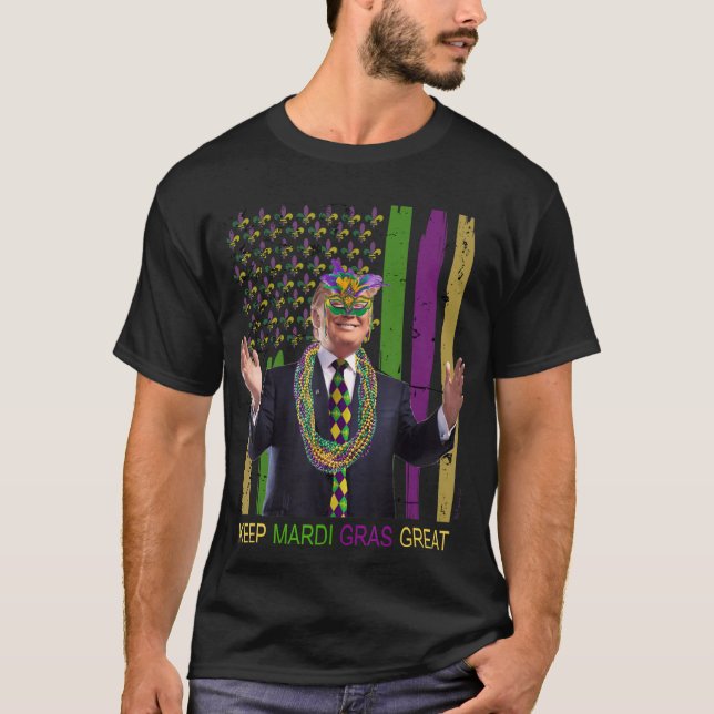 T-shirt GARDEZ MARDI GRAS GRAND Funny Trump Mardi Gras 202 (Devant)