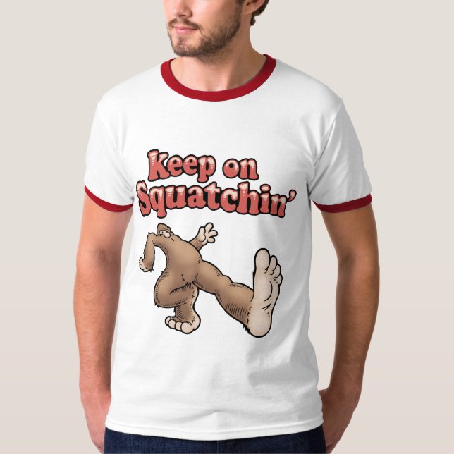 T-shirt Gardez sur Squatchin (Devant)