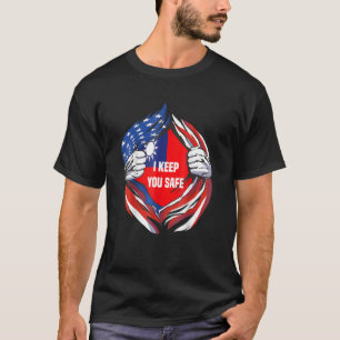 T-shirt Gardez Taïwan libre Je vous garde en sécurité Oue